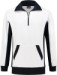 Workman Zipper/Sweater White/Navy /M
