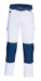 Werkbroek 8657 C97 Wit/Blauw Maat 50