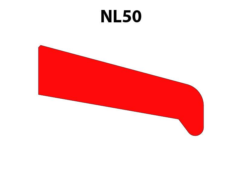 Neuslat P50 3x Wit Gegrond