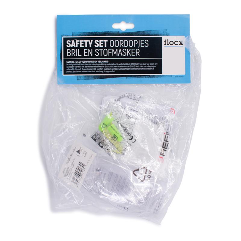 Flocx Pbm Set Bril, Stofmasker En Oordopjes