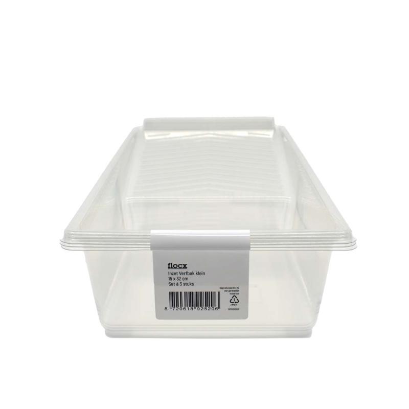 Flocx Recycled Kunststof Inzet Verfbak Klein 15cmx32cm 3st