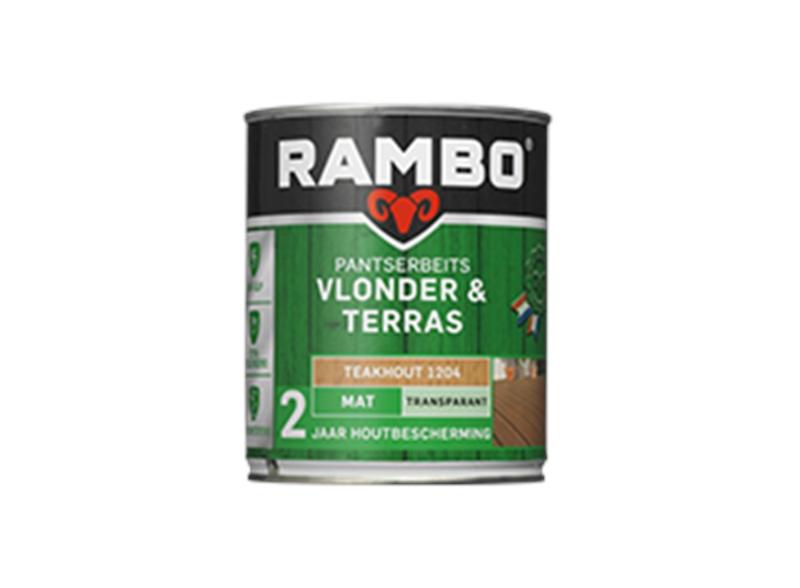 RAMBO Pantserbeits Vlonder & Terras Transparant Mat