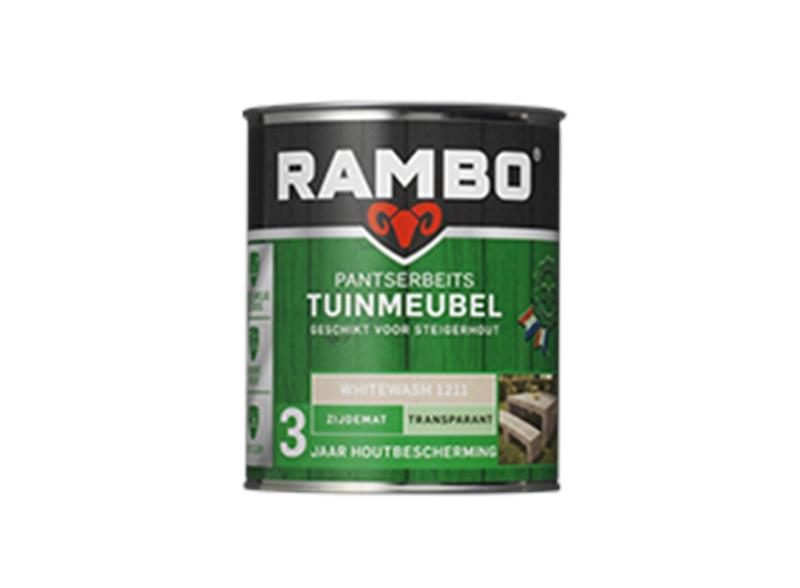 RAMBO Pantserbeits Tuinmeubel Transparant Zijdeglans