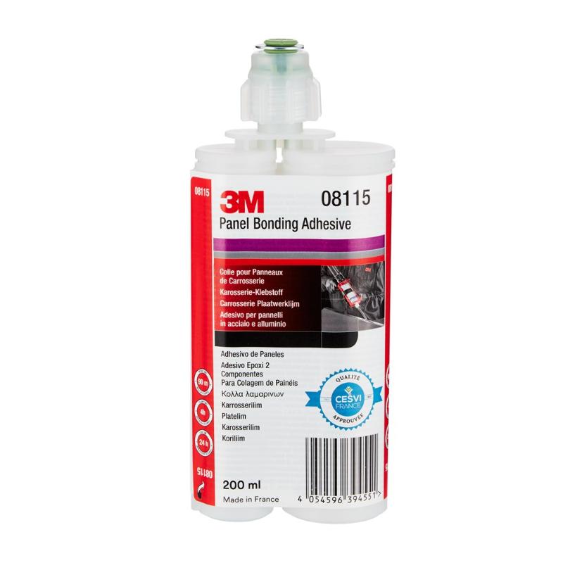 3M 2K Plaatwerklijm Zwart Duopatroon