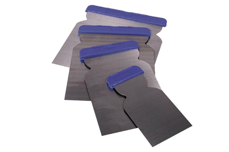 Plamuurmes Japans set 5. 8. 10 en 12 cm