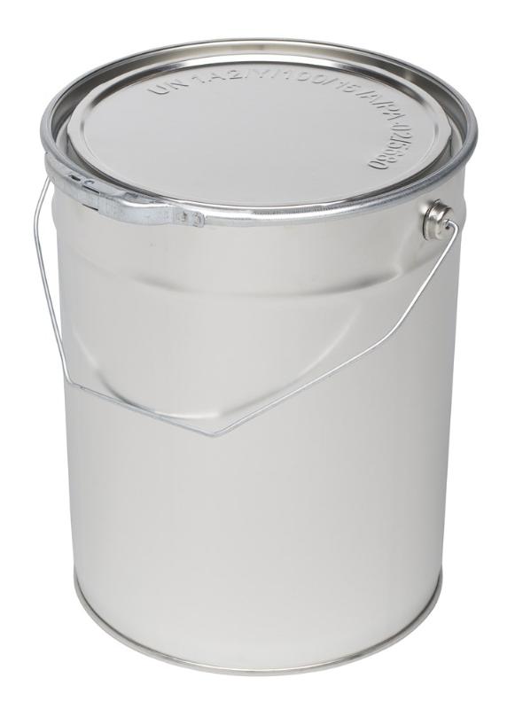 Hildering Verfblik stapelbaar inclusief deksel, inwendig blank