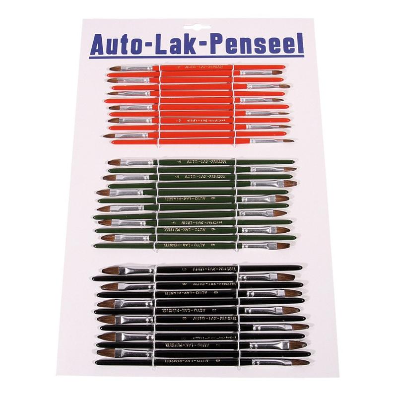 Autolakpenselen 751. 12 X Nr. 4.6.8