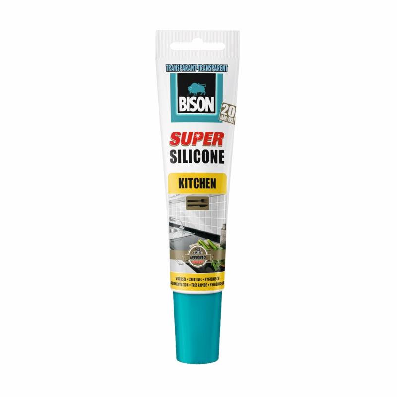 Bison Super Silicone Kitchen Transparant