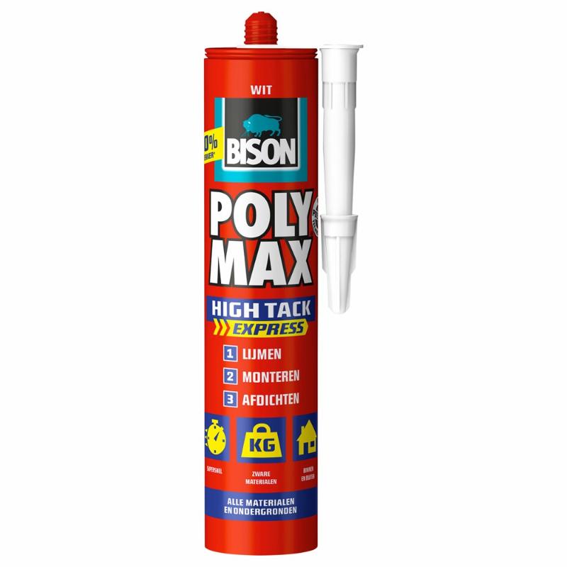 Bison Poly Max High Tack Express Wit
