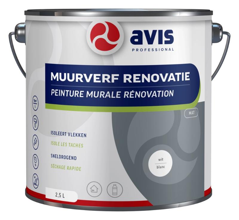 AVIS Muurverf Renovatie