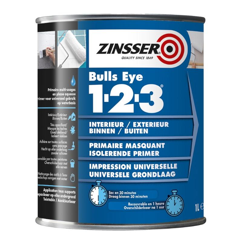 Rust-Oleum Zinsser Bulls Eye 1-2-3 Wit