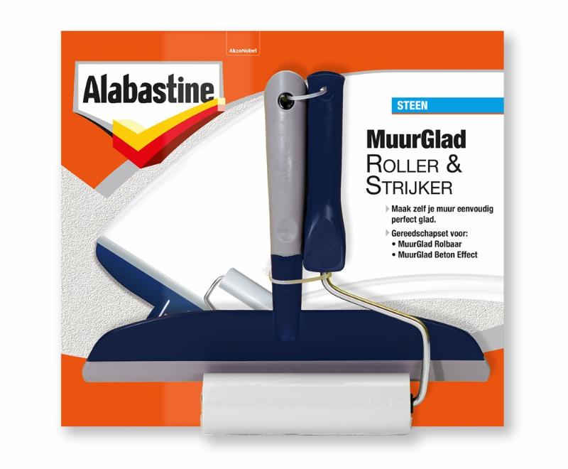 Alabastine Muurglad Set Roller + Strijker