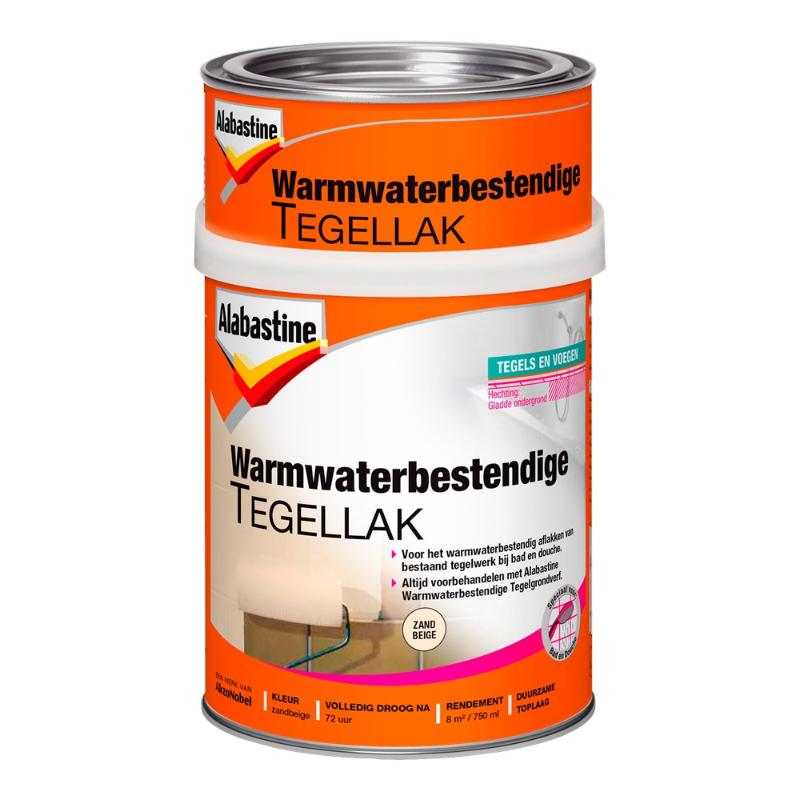 Alabastine Warmwaterbestendige Tegellak Zandbeige