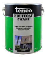 Tenco Houtcoat zwart