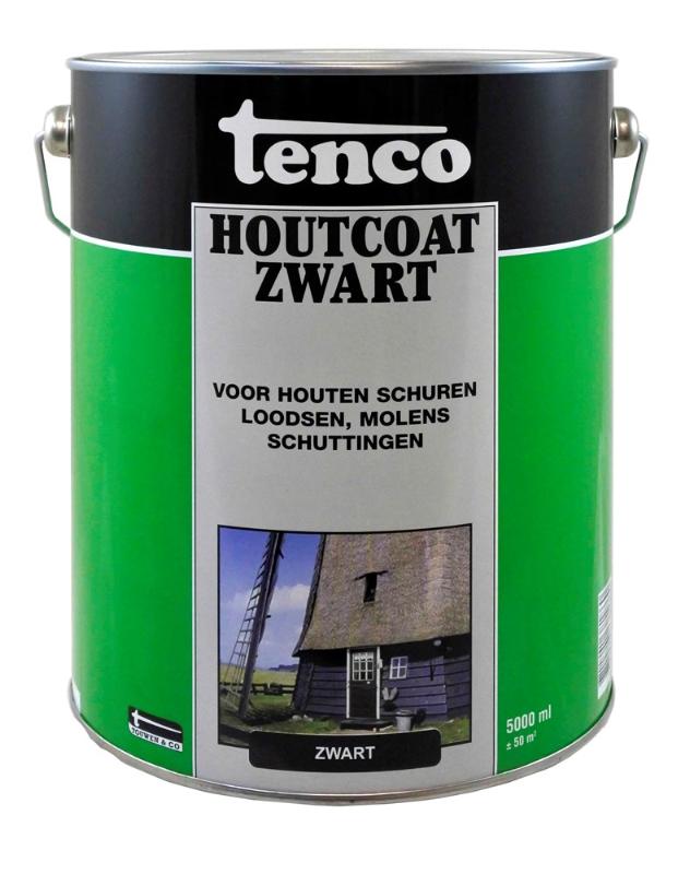 Tenco Houtcoat zwart