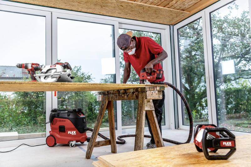 Flex accu decoupeerzaag JSB 18 volt