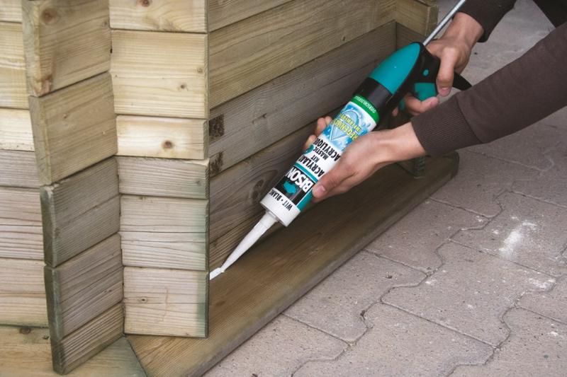 Bison Acrylaatkit Wit Regenvast