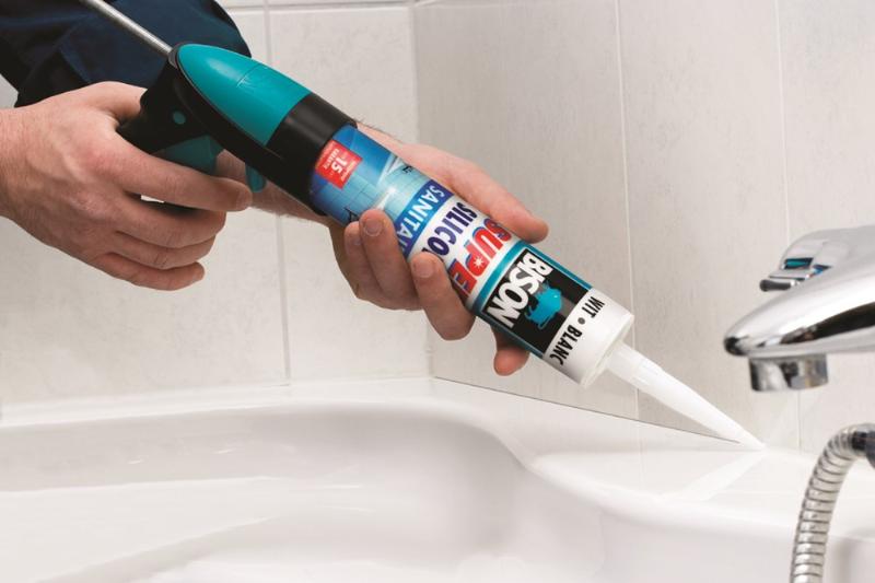 Bison Super Silicone Sanitair Transparant