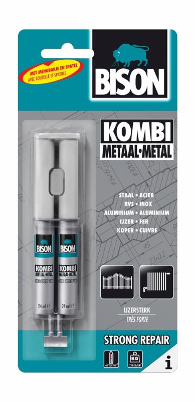 Bison Kombi Metaal 24 ml dubbelspuit kaart