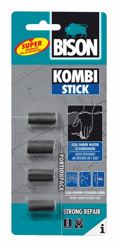 Bison Kombi Stick Portion pack 4 x 5 g kaart