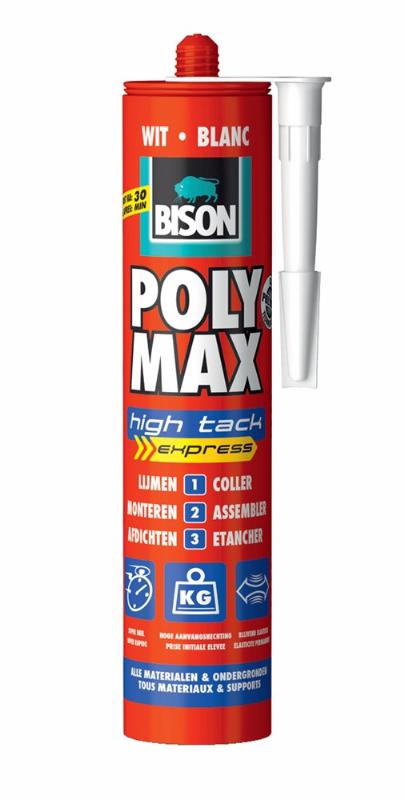 Bison Poly Max High Tack Express Wit