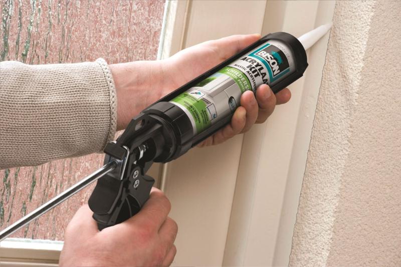 Bison Acrylaatkit Structuur wit