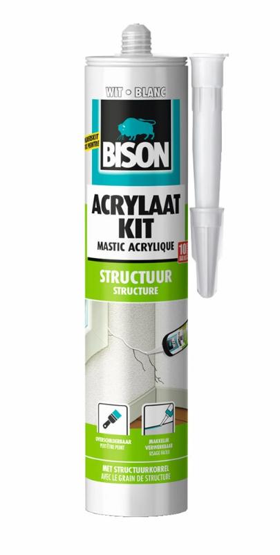 Bison Acrylaatkit Structuur wit