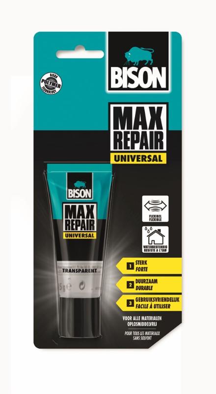 Bison Max Repair Universal 45 g tube kaart (eol)