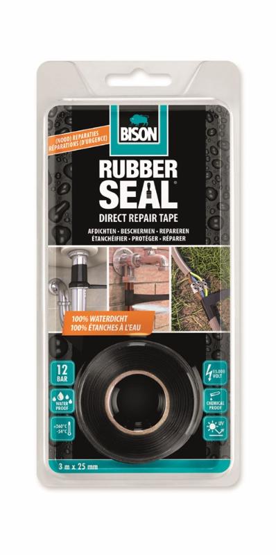 Bison Rubber Seal Direct Repair Tape 2.5cm rol 3mtr