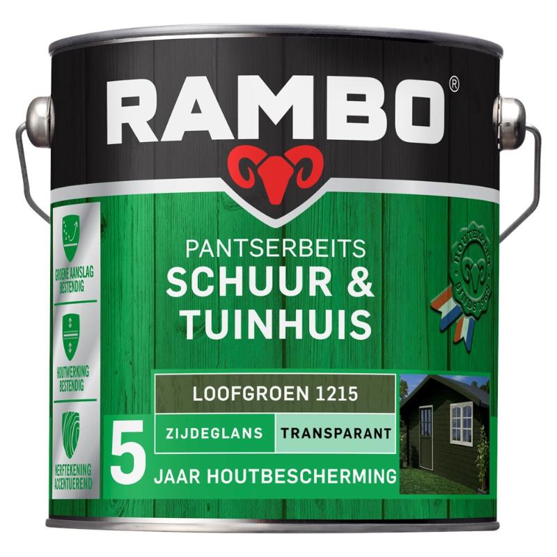 RAMBO Pantserbeits Schuur & Tuinhuis Transparant Zijdeglans