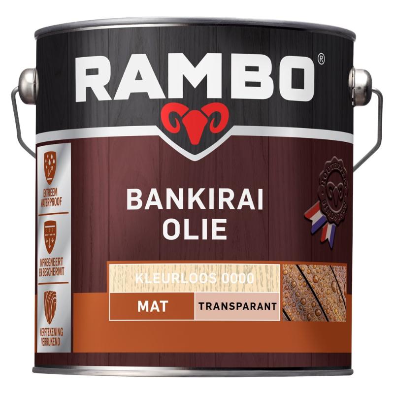 RAMBO Bankirai Olie Transparant