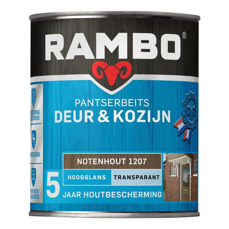 RAMBO Pantserbeits Deur & Kozijn Transparant Hoogglans