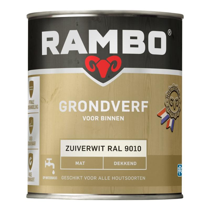 Rambo Grondverf Dekkend Mat 9010
