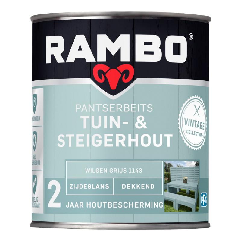RAMBO Pantserbeits Tuin & Steigerhout Dekkend Zijdeglans