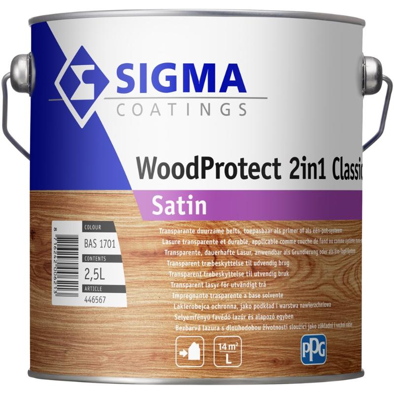 Sigma Coatings WoodProtect 2in1 Classic Satin SB