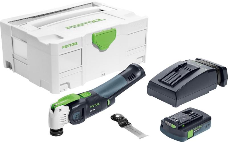 Festool Accu-oscillerende machine OSC18 Li 3.1 E-Comp. Vect.